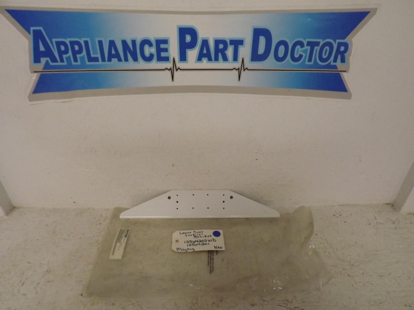 Maytag Refrigerator 12564202WD 12564201 Lower Door Vertical Bracket New Maytag Refrigerator 12564202WD 12564201 Lower Door Vertical Bracket New